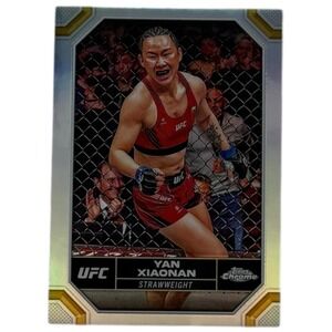 YAN XIAONAN 2024 TOPPS CHROME UFC REFRACTOR #198